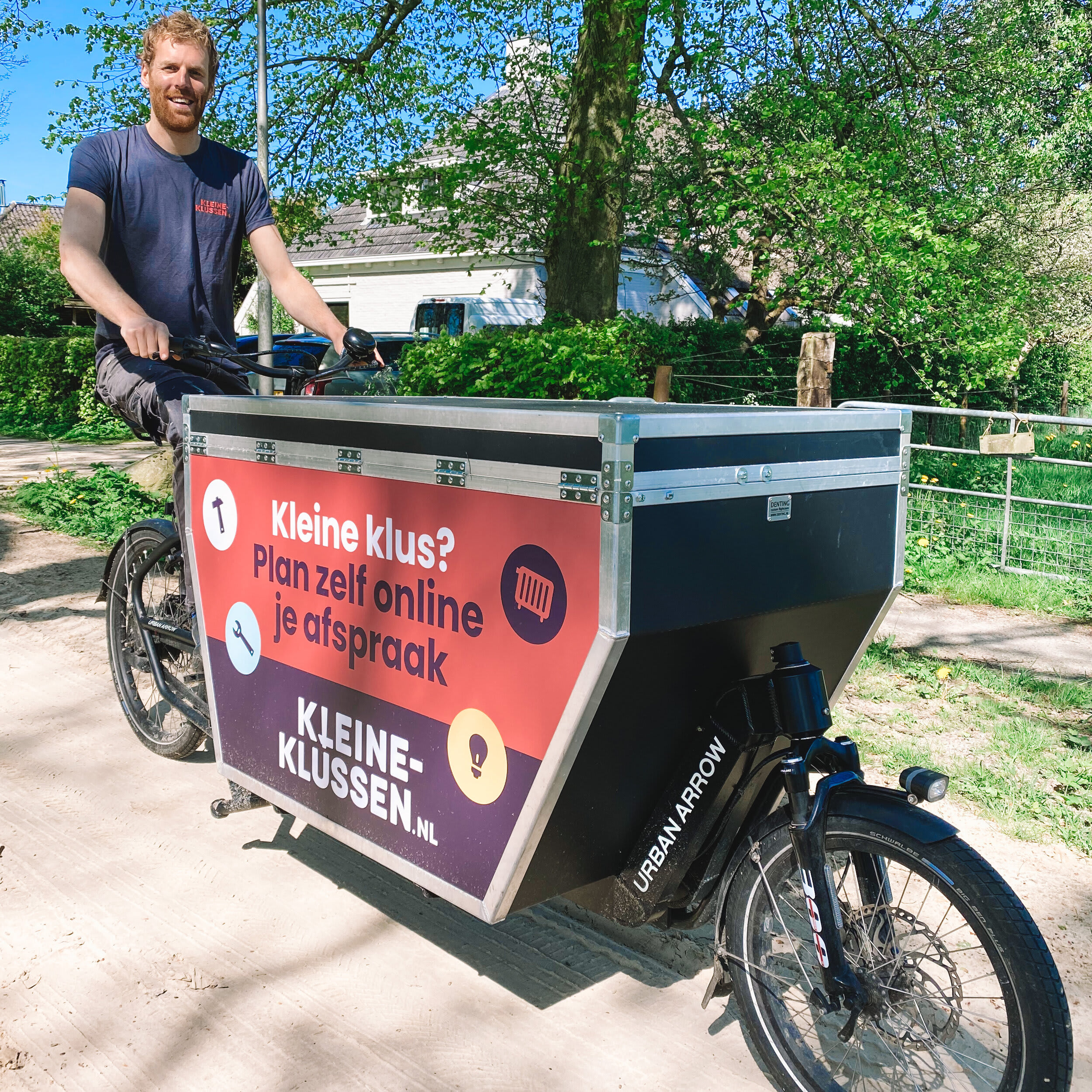 Klus bedrijf op Urban Arrow Cargo